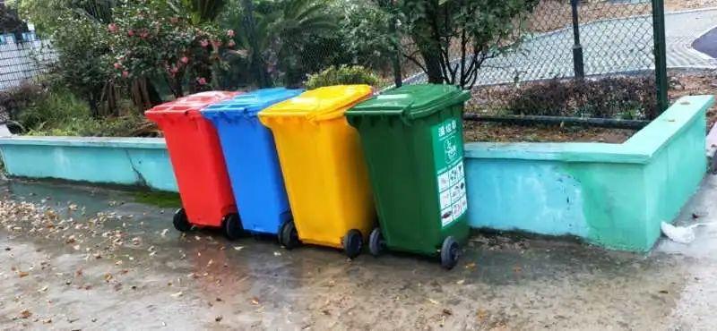 长乐猴屿乡做好垃圾分类 家家户户配备干湿垃圾桶
