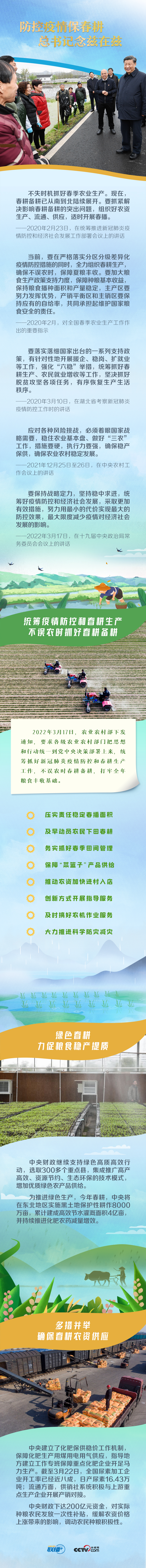 防控疫情保春耕 总书记念兹在兹