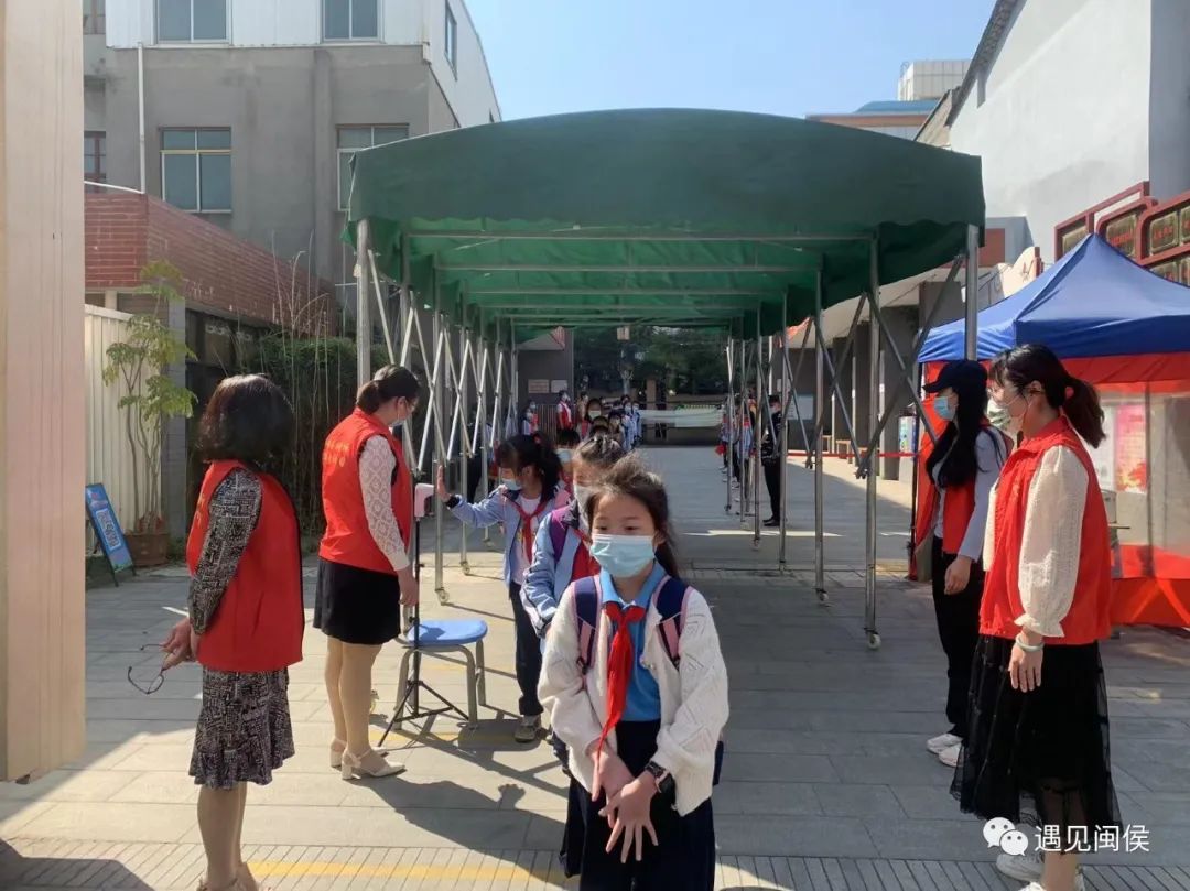 闽侯：复课第一天，我们一起创建“无疫校园”！