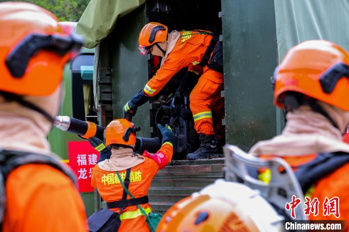 福建森林消防开展景区疏散演练
