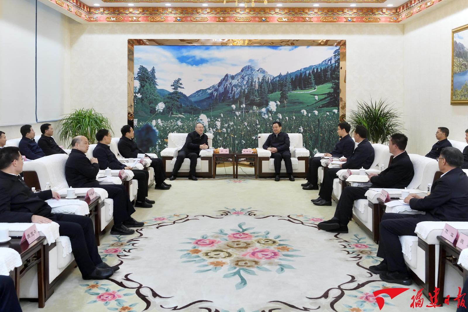 福建党政代表团赴西藏昌都市考察 福建党政代表团赴西藏昌都市考察