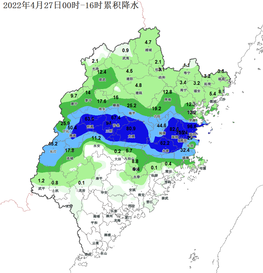 雨势猛烈!未来三天福建多阵雨天气 雨势猛烈!未来三天福建多阵雨天气