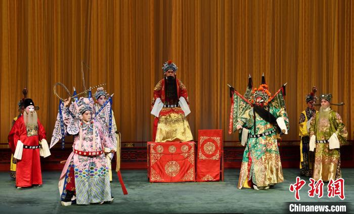 福建京剧院复排武戏《伐子都》线上直播首演 传承经典