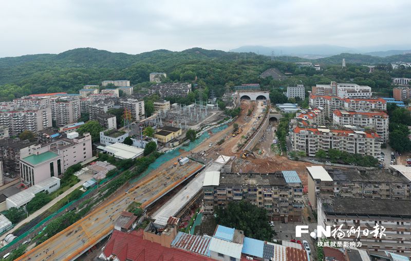 福州工业北路延伸线主线下月底具备通车条件