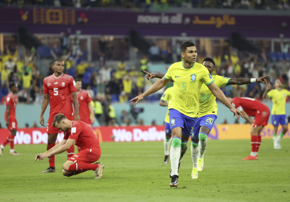 巴西1:0击败瑞士提前晋级16强