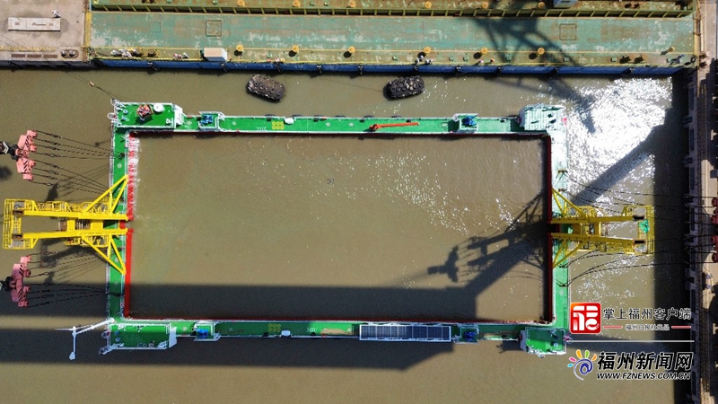 “乾动2号”下水 连江“百台万吨”项目再添利器