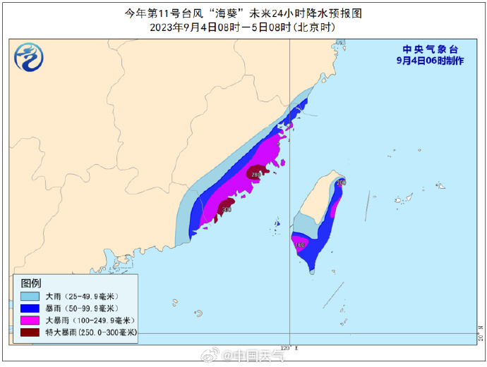 预警升级！台风“海葵”明日二次登陆！福州将迎暴雨！