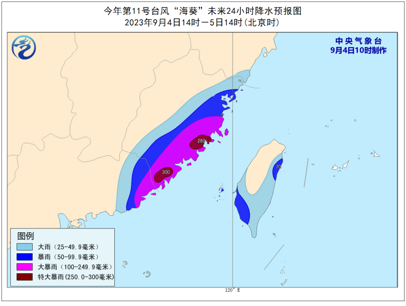 中央气象台发布台风黄色预警