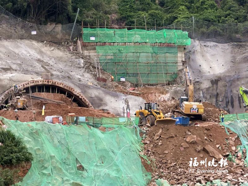 福州机场第二高速建设加速 猴屿隧道出口预计月底进洞施工