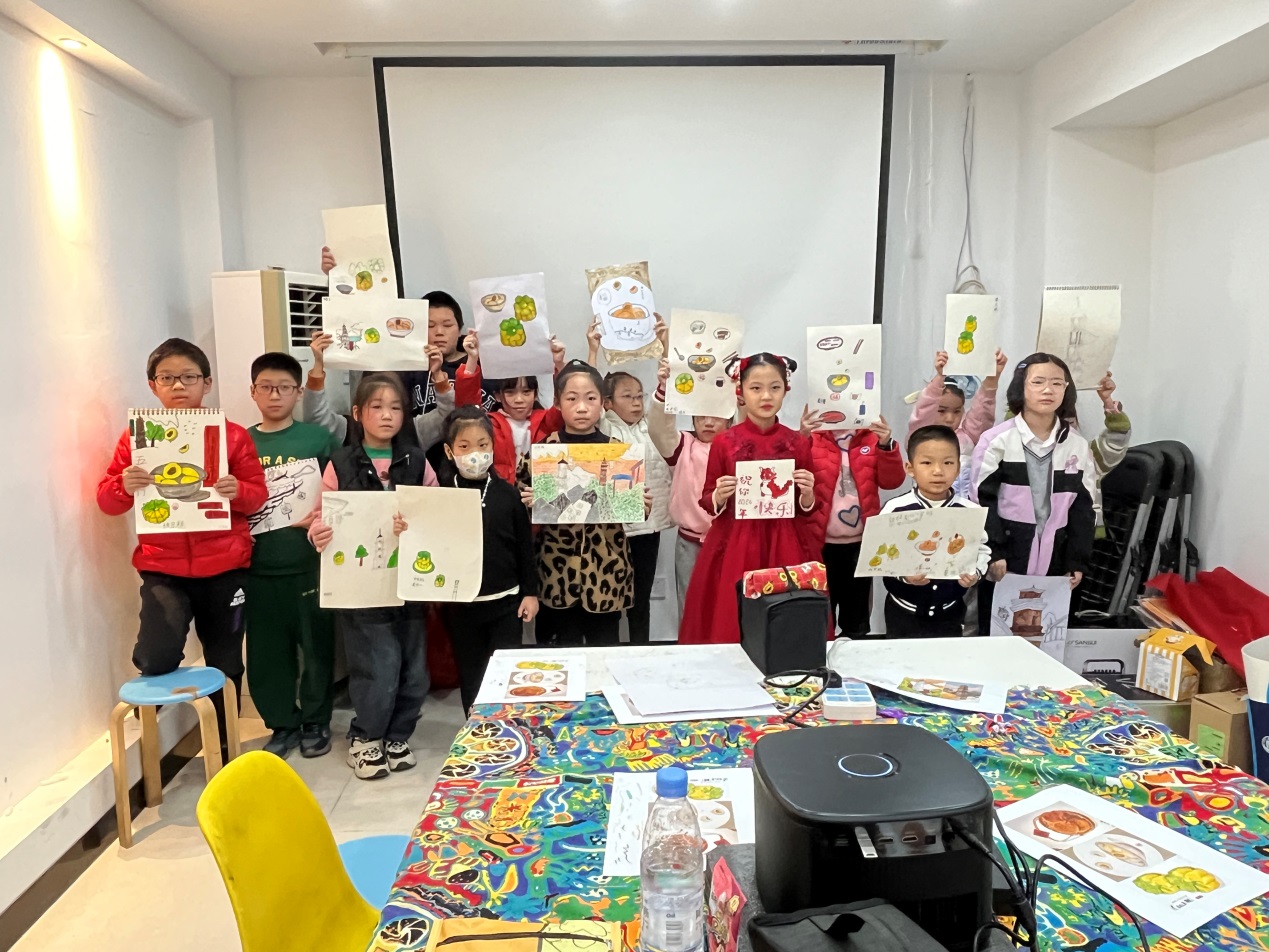 鼓楼区小柳社区开展青少年“福”文化主题绘画活动