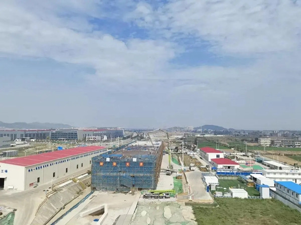 福州滨海快线项目文岭站主体结构顺利封顶