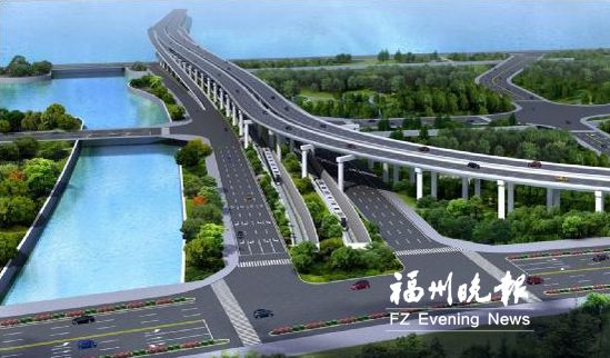 福州道庆洲大桥效果图首曝光　预计2020年底通车