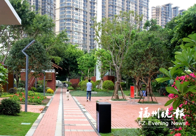 福清城区景观公园竣工开放 设计充满怀旧气息