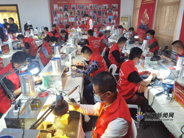 全国工艺品雕刻工职业技能竞赛在榕启动