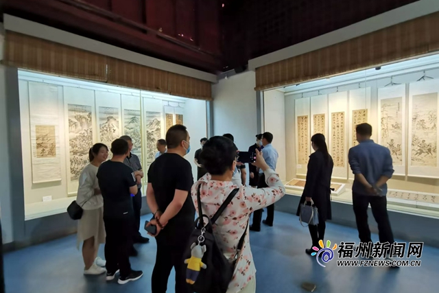 定西市馆藏书画精品展在福州市林则徐纪念馆开幕