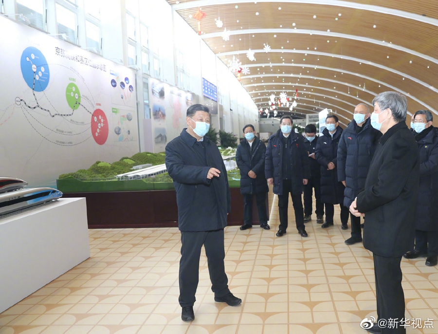 习近平考察北京冬奥会、冬残奥会张家口赛区