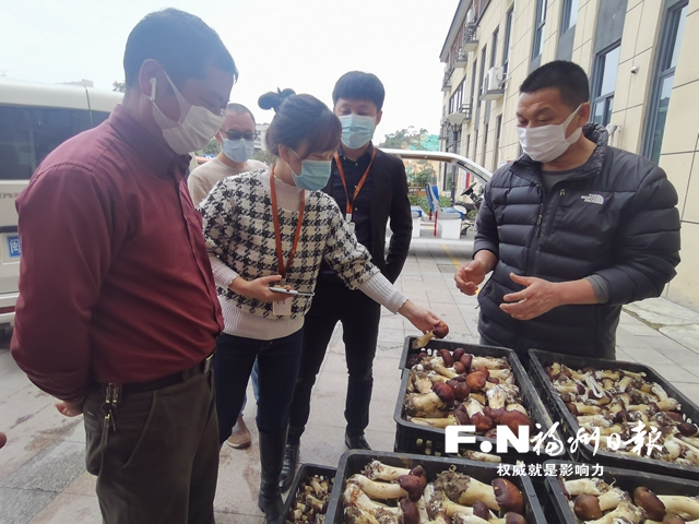 养老院收好礼 赤松茸暖人心