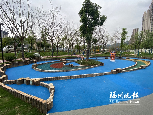 福清首个市级儿童公园开园 小火车道贯穿全园