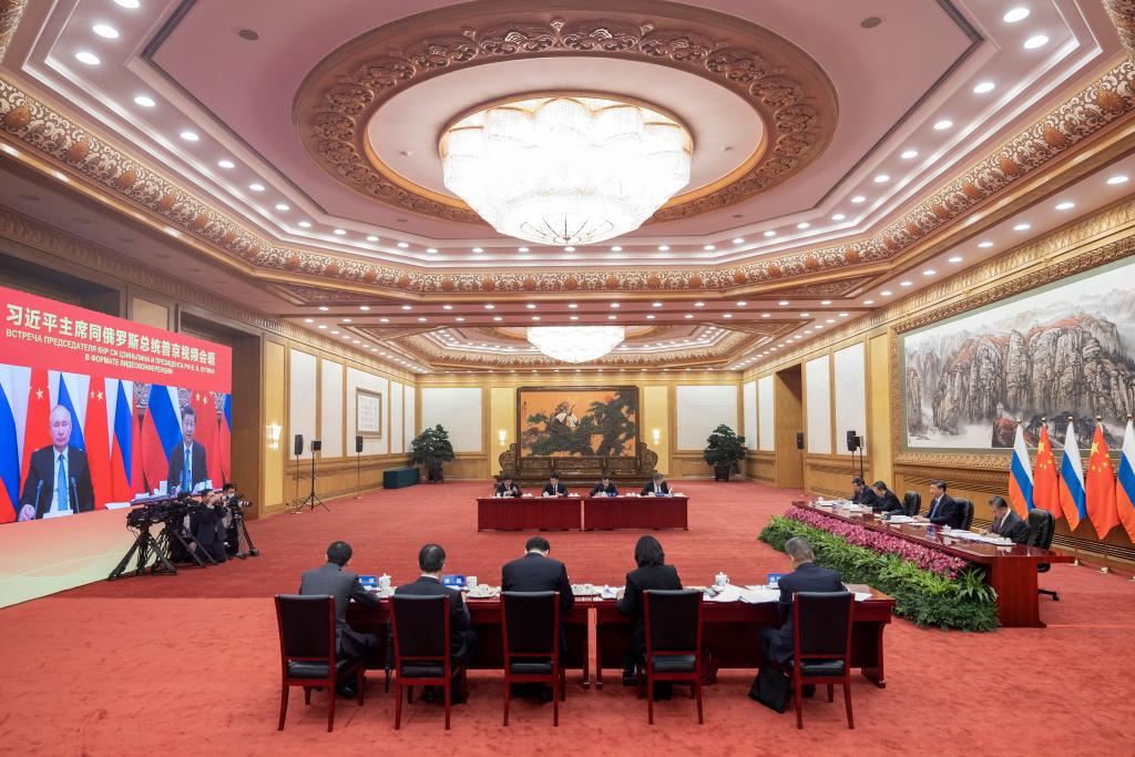 中俄元首视频会晤：相约北京见，携手向未来