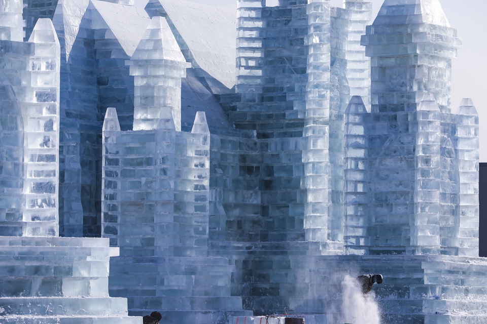 哈尔滨冰雪大世界即将开园迎客