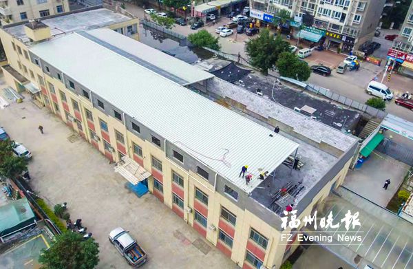 仓山2021年“两违”整治收官 一处养老院楼顶违建被拆除