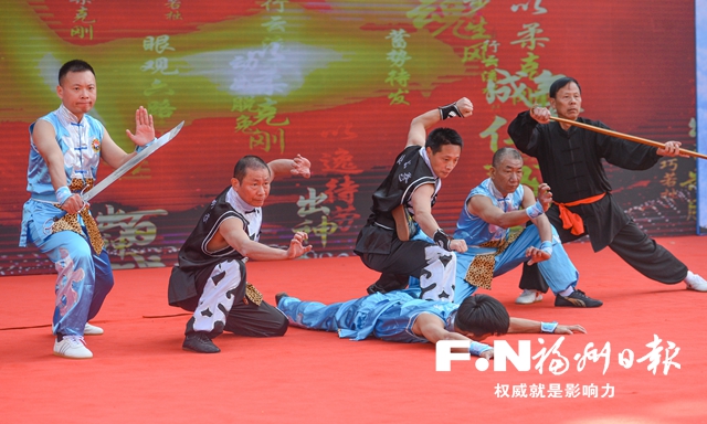 各级非遗拳种亮相永泰 观众大呼过瘾