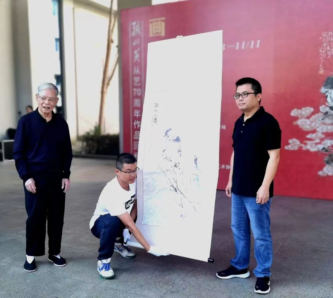 “孙仁英先生从艺70周年作品回顾展”在福建省美术馆开幕