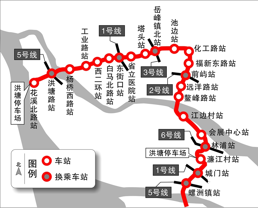 福州地铁4号线拟年底动建　22座车站中7座可换乘