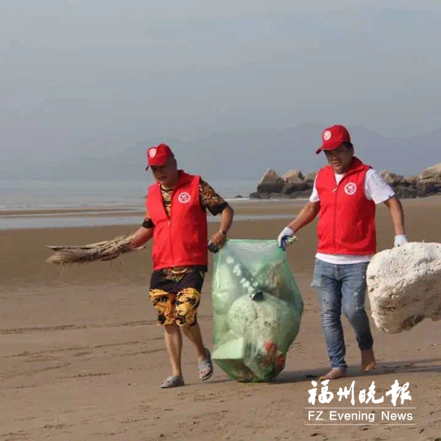 长乐漳港开展“护海岸”活动 宣传文明旅游