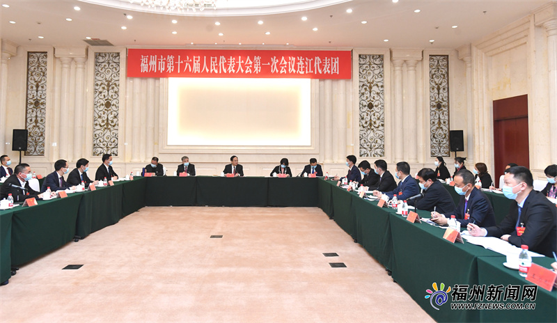 林宝金参加市十六届人大一次会议永泰、连江代表团审议