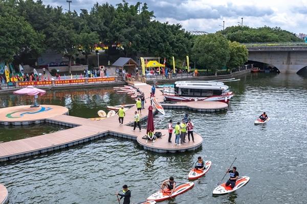 福州南公园连通达道河节点贯通 浦下河水上运动中心本月投运