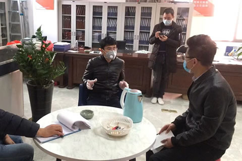 长乐洲元社区郑力： 防疫宣传接地气 复工复产添动力