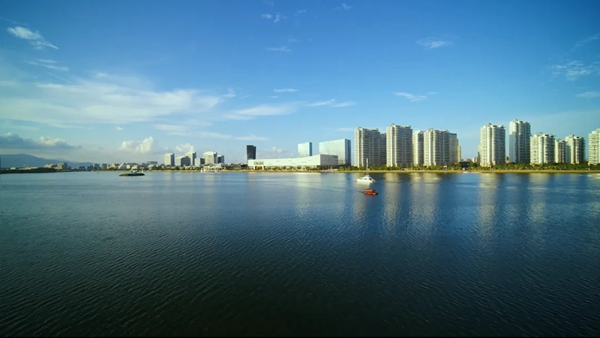 生态环境部现场考评福州滨海新城美丽海湾创建工作