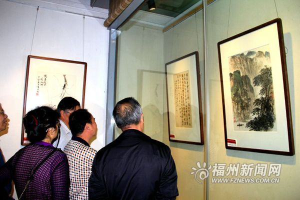 知青书画展在林则徐纪念馆举行　展出60余件作品