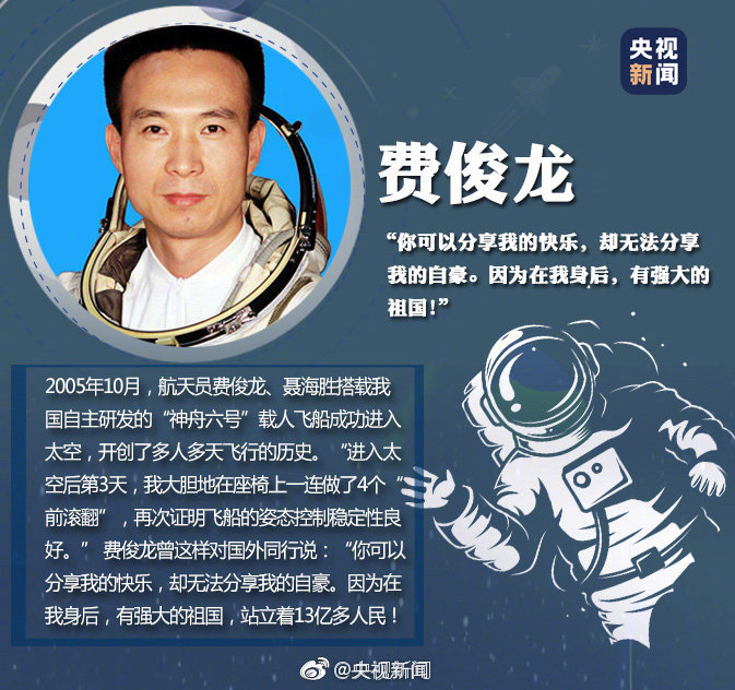 世界航天日丨致敬中国航天英雄