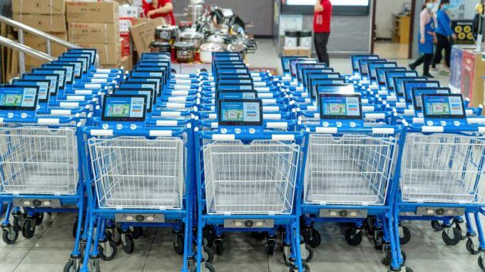 超市购物车也有人工智能了？新零售的数字化工具让你享受“沉浸式”超市购物！