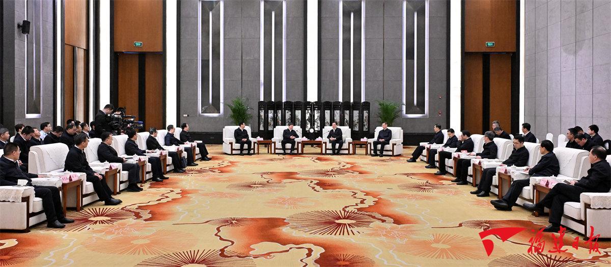 福建省党政代表团赴江苏学习考察