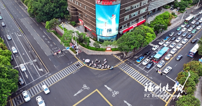 ​211个路口“飞行骑”微改造  位于福州四城区